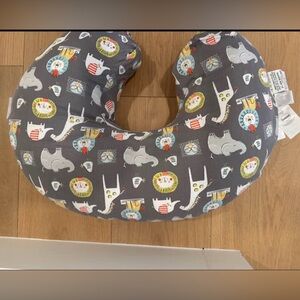 Boppy Nursing Pillow with two extra covers plus waterproof liner.